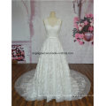 A-Line Latest Guangzhou Lace Wedding Dress